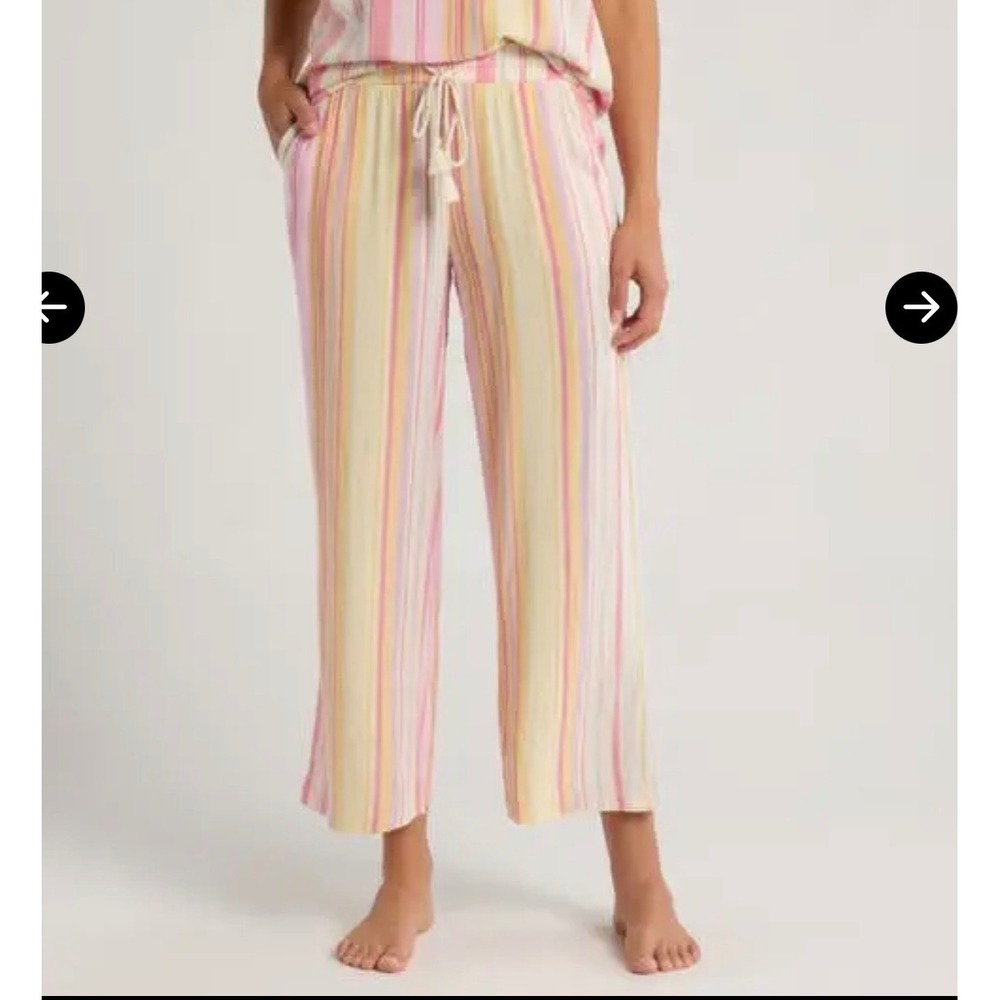 Pj salvage staycation stripe pants size small new without tags